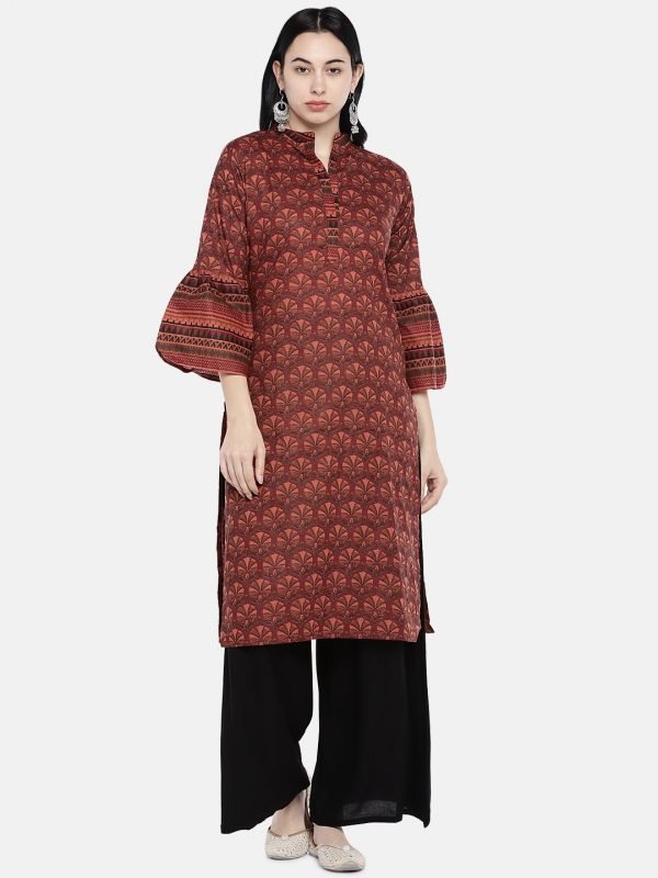 Printed cotton kurti