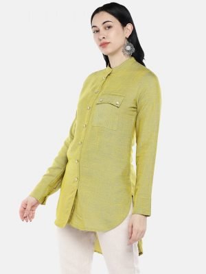 Green High Low Tunic