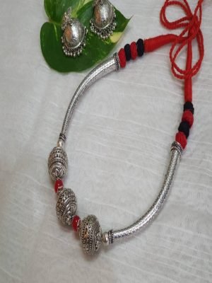 Dhovana Beads Oxidised Set