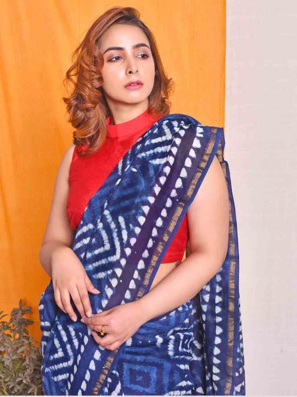 Indigo Blue Saree