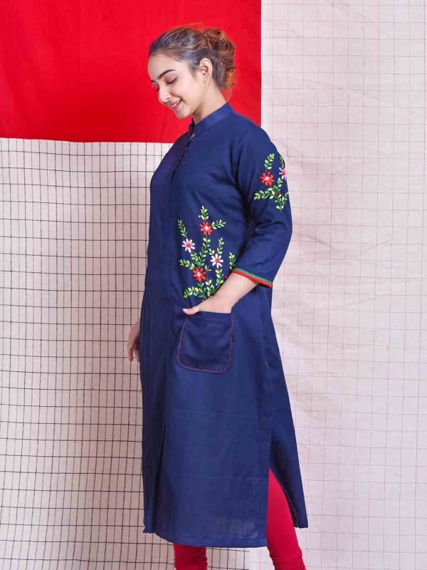 Dark blue kurti