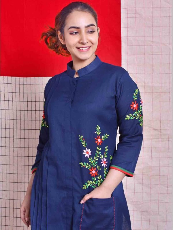 Dark blue kurti