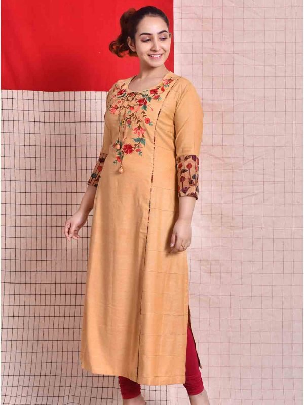 Embroidered rayon Kurti