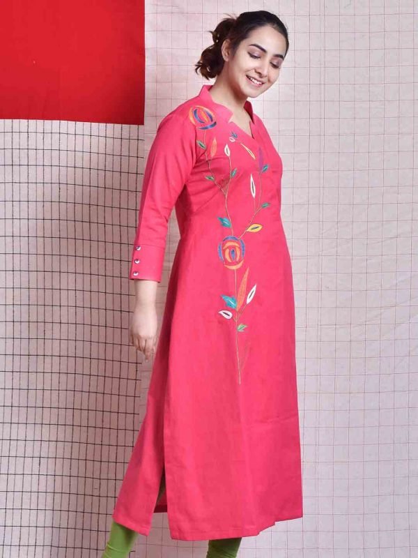 Pink kurti