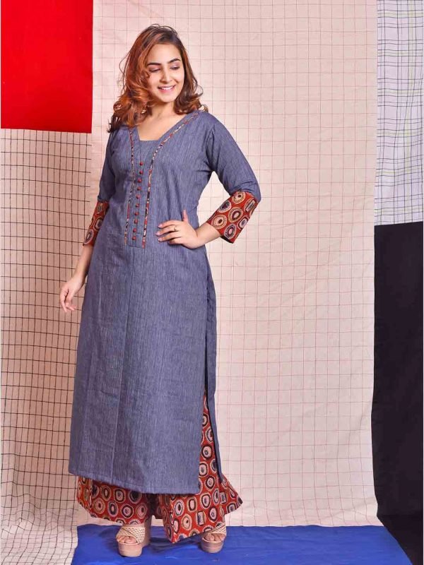 Kalamkari Kurti with Palazzo