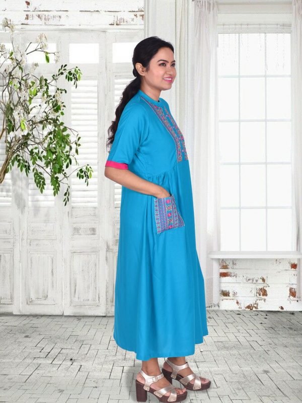 Firoza Blue Tunic