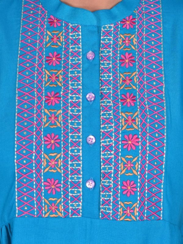 Firoza Blue Tunic