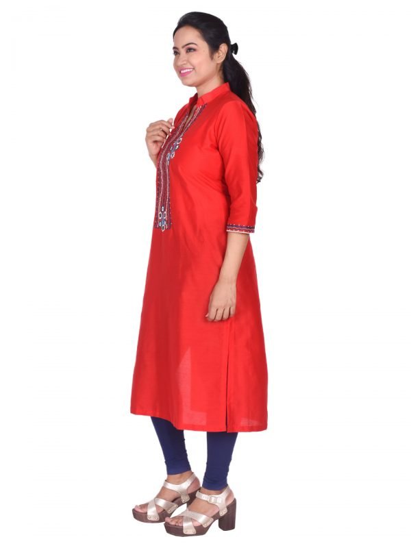 Embroidered kurti - Image 2