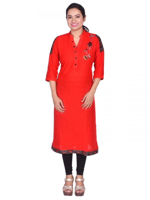 Straight fit women kurta