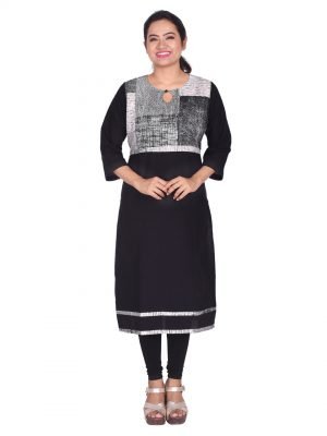 Abstract printed kurti