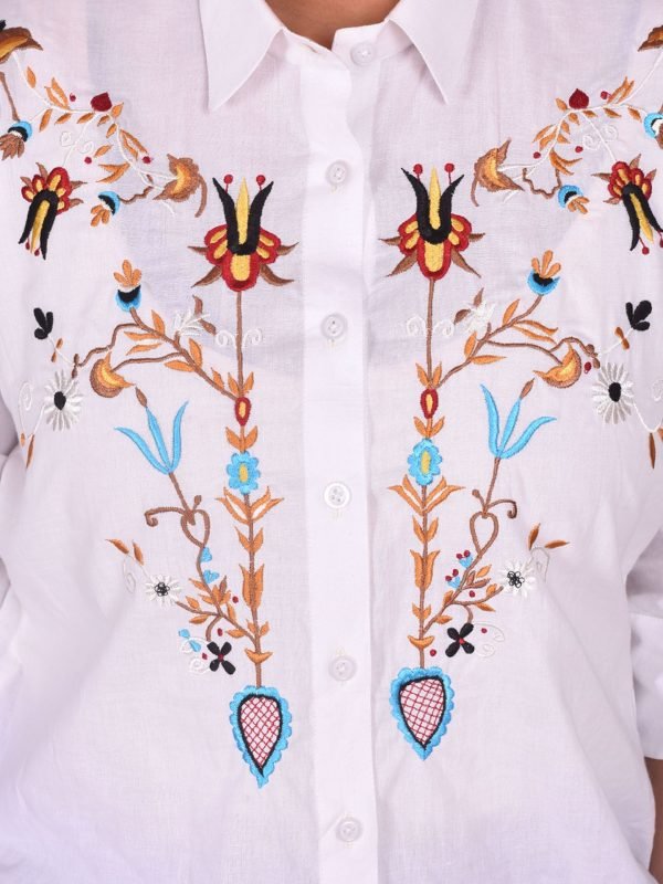 Embroidered top