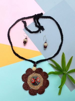 Jute Necklace Set