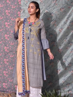 Striped Printed Kurti