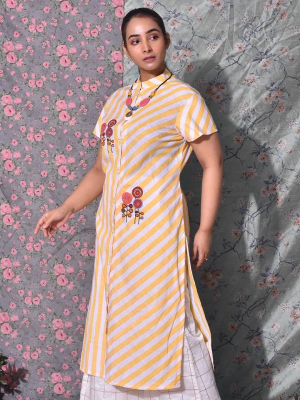 Chinese Collar Kurti