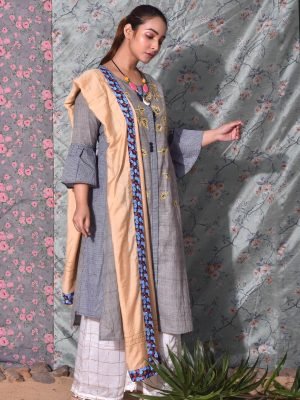 Striped Printed Kurti