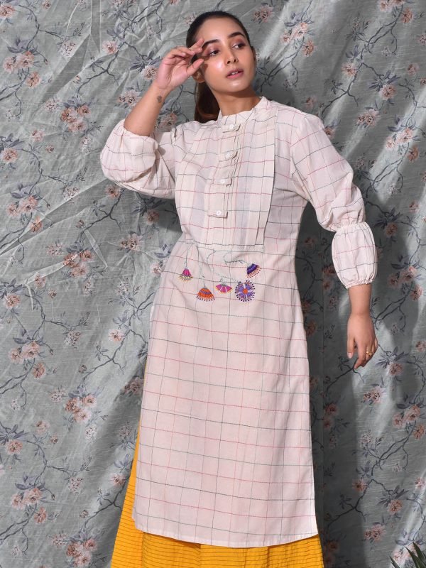 Victorian Yoke Pleated Kurti