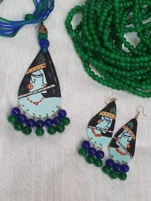 Krishna Polymer Clay Necklace Set