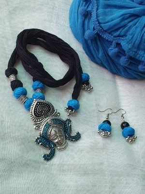 Durga Oxidized Necklace Set