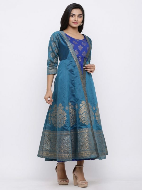 Chanderi Layered Kurti