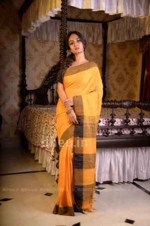 Jharna Khadi Handloom Pure Cotton Saree