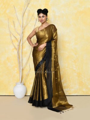 Golden Tissue Saree