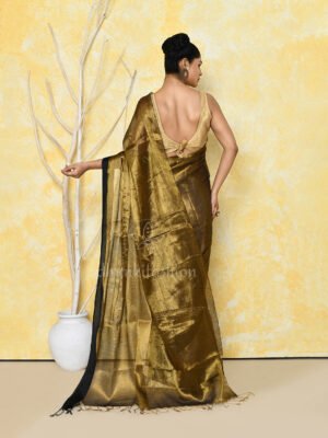 Golden Tissue Saree