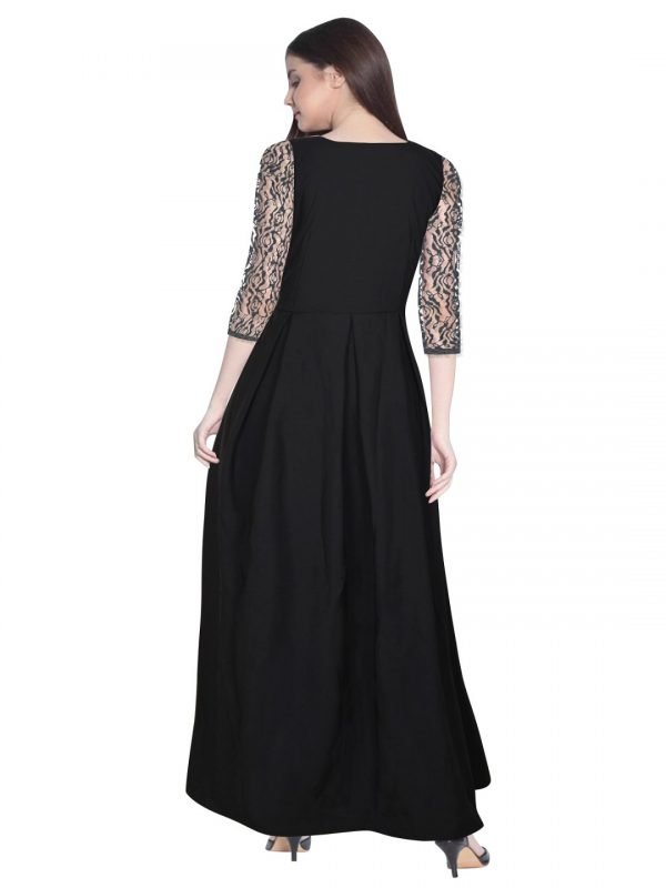 Black Lace Gown - Image 4