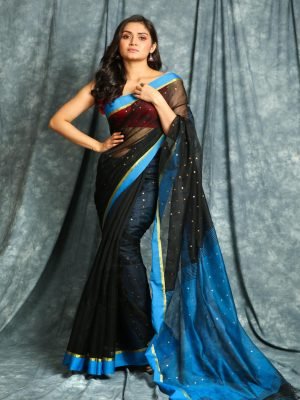 Black Resham Saree