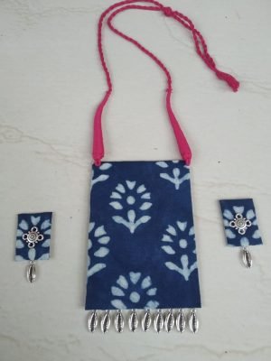 Indigo Handmade Necklace Set