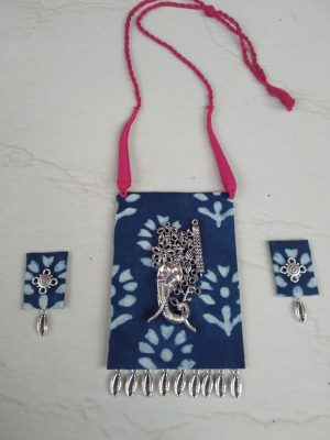 Indigo Handmade Necklace Set